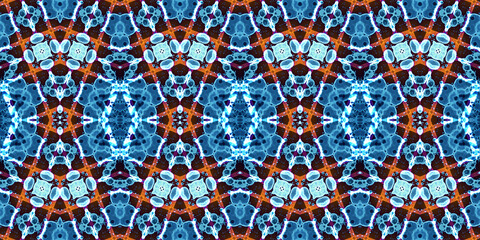 Seamless abstract pattern. the texture of the art is symmetrical