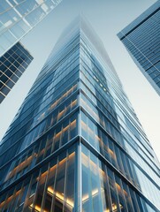 Generic modern building symbol of success.