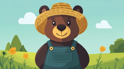 Anthropomorphic animal farmer 
