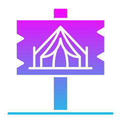 Naklejka premium Signpost Icon
