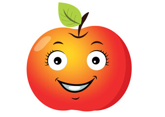 vector art and illustration of an apple