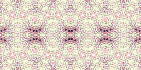 Fototapeta premium Seamless abstract pattern. the texture of the art is symmetrical