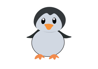 vector Art & Illustration of penguin