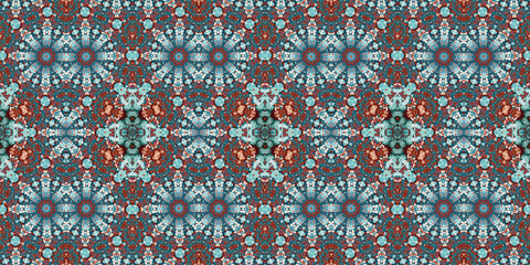 Seamless abstract pattern. the texture of the art is symmetrical