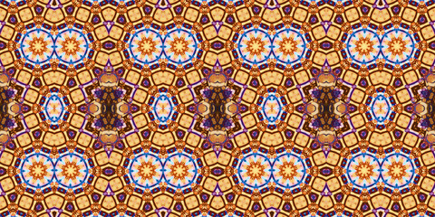 Seamless abstract pattern. the texture of the art is symmetrical