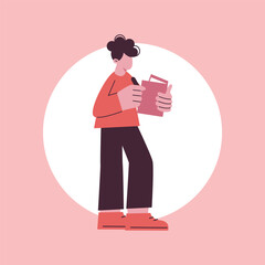 flat vector education illustration
