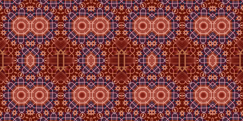 Seamless abstract pattern. the texture of the art is symmetrical