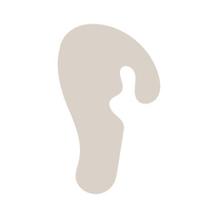 abstract blobs pastel brown for background	