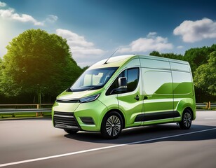 Green logistics and sustainable transportation industry utilizing electric vehicles