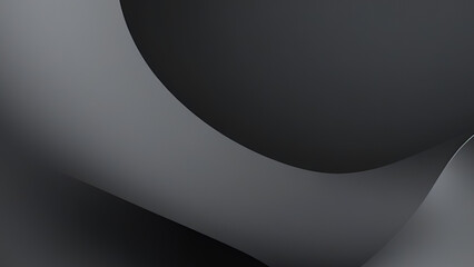 Gray Waves Abstract Gradient Background with Dynamic Curves