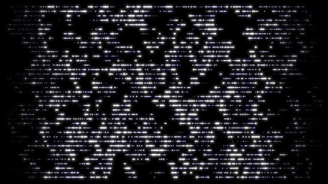 Animated background in white and lilac with a panel of moving dots that represent data flow and connectivity. Colorful wallpaper. Seamless loop.	
