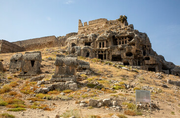 Tlos Ancient City. Likya, Mugla, Turkey.