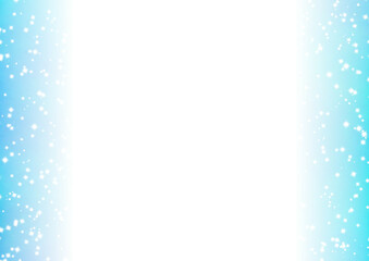 中央&times;キラキラ背景(青)