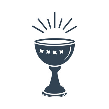 recommend clip art: A minimal chalice, representing the Eucharist or Holy Communion, with clean lines to evoke a sense of reverence and tradition.