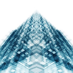 Abstract architecture concept. 3d rendering