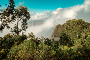 Obraz premium Scenic mountain landscapes at Usambara Mountains in Tanzania