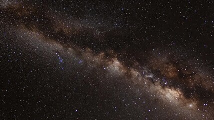 Stunning View of the Starry Night Sky