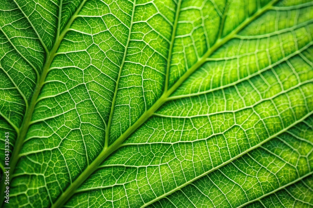 Poster green leaf texture background with depth of field