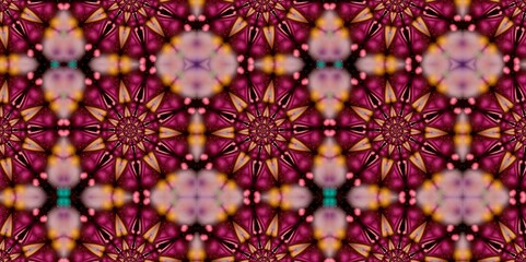 Abstract Kaleidoscope Geometry Psychedelic Art Pattern Background Wallpaper