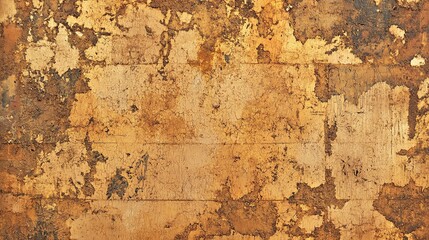 Obraz premium Textured surface with brown and gold tones, rich in detail, ideal for background use.