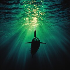 Exploring the Depths of the Ocean A Submarine's Journey Through Mystical Waters