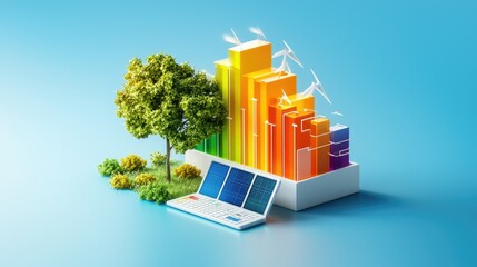 Visualizing sustainable energy growth through remote sensing and technology integration