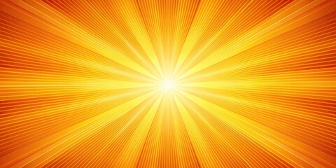 Dynamic abstract background with radial gradient in shades of yellow orange