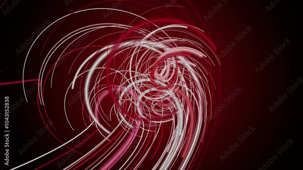 Aufkleber powerful video animation with stripe wave object in slow motion, 4096x2304 loop 4k