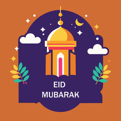 happy eid vector 