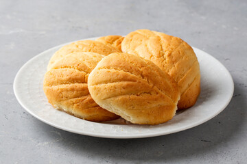 Traditional Delicious Turkish dessert; flour cookie ( un kurabiyesi - Yaprak Kurabiye )