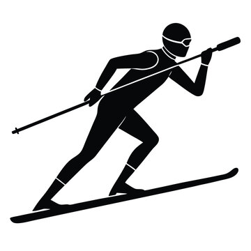recommend clip art: Biathlon Silhouette Winter Sports Icon.