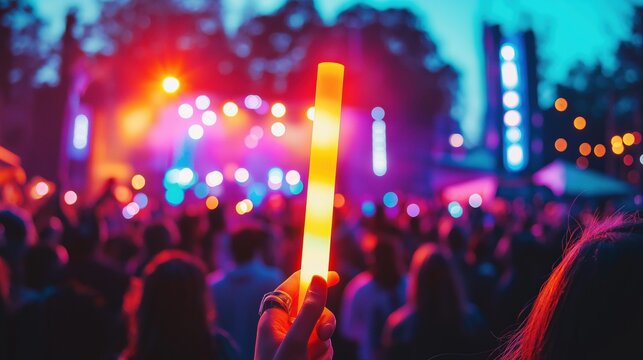 Vibrant Festival Glow Stick