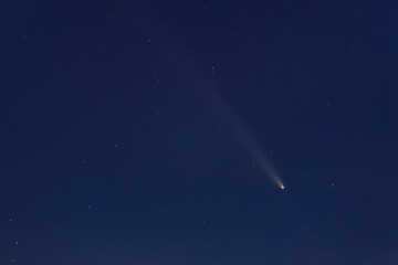 Comet C/2023 A3 Tsuchinshan-ATLAS passing over the sky in Poland. © Patryk Kosmider