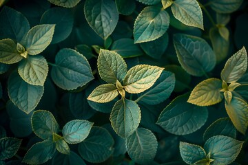 A close up of a plant with green leaves