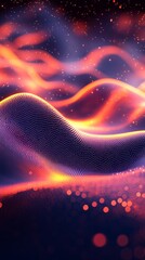 Whimsical and abstract living room interior with oversized flowers, plush carpets, and soft furniture