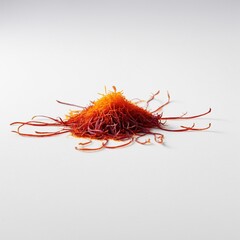Fototapeta premium saffron on white background