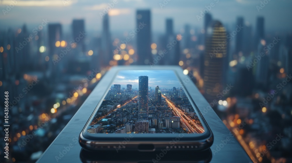 Poster artificial intelligence monitoring a smart city control over infrastructure and data connectivity
