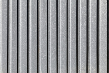 galvanized profiled metal sheet as a background