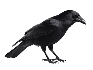 Obraz premium a black crow with a beak