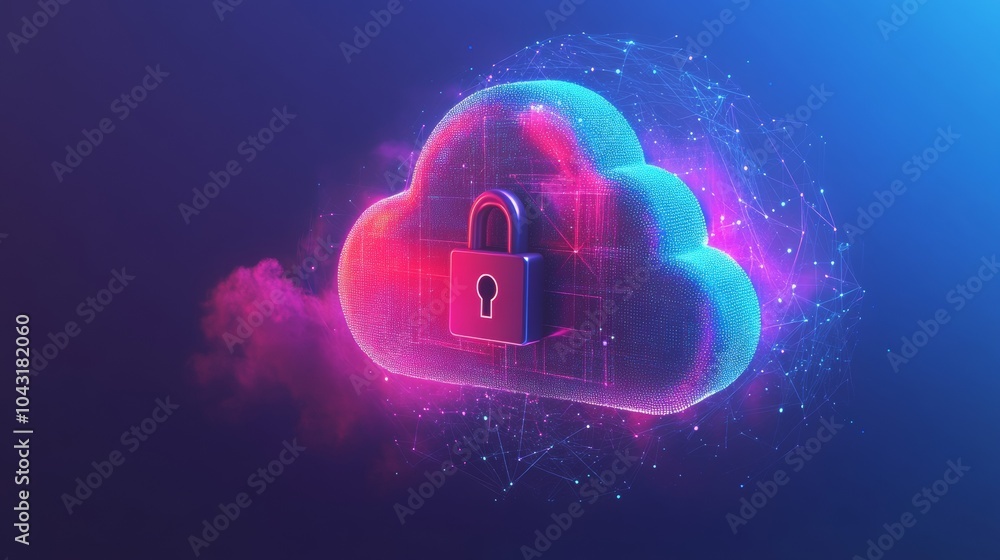 Poster Cloud Security Services. Data Protection and Cybersecurity in Cloud Computing
