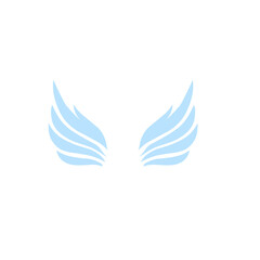 Obraz premium wings design logo icon