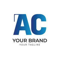 Professional letter AC Business Logo