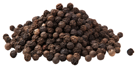 PNG Grounded black pepper plant food white background.