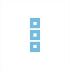 Show more square icon vector logo art illustration