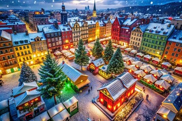 Fototapeta premium Christmas Packages Clipart for Urban Exploration Photography Themes