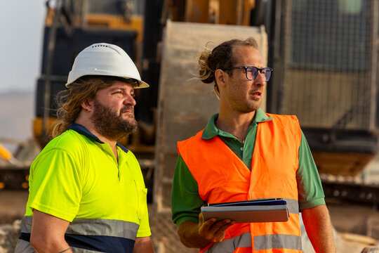 Occupational hazard inspection at renewable energy site