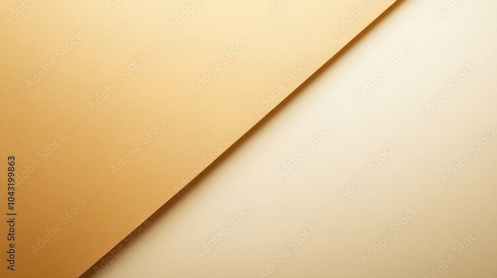 Aufkleber minimalist design with two-toned split background in beige and white, creating a subtle yet elegant 