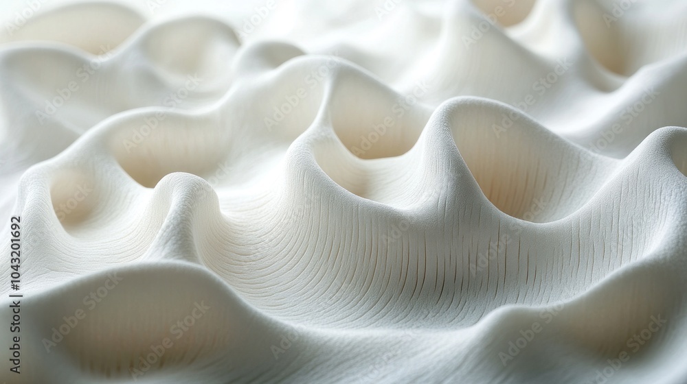 Aufkleber textured white surface with light, subtle shadowing creating depth without distraction