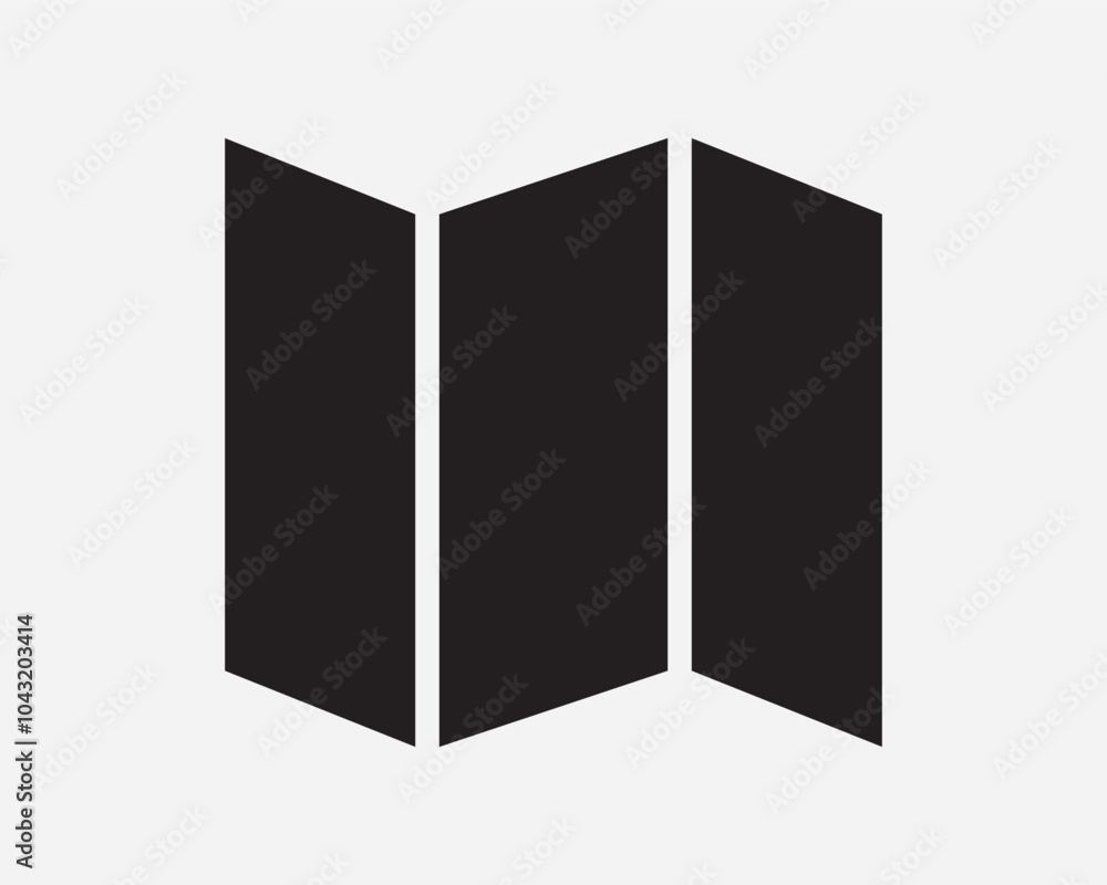 Poster folding brocher flyer leaflet page map guide fold folded paper print document magazine presentation 