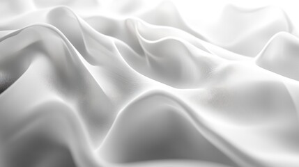 Obraz premium White background with soft, blurred abstract shapes emerging, giving a futuristic minimal vibe